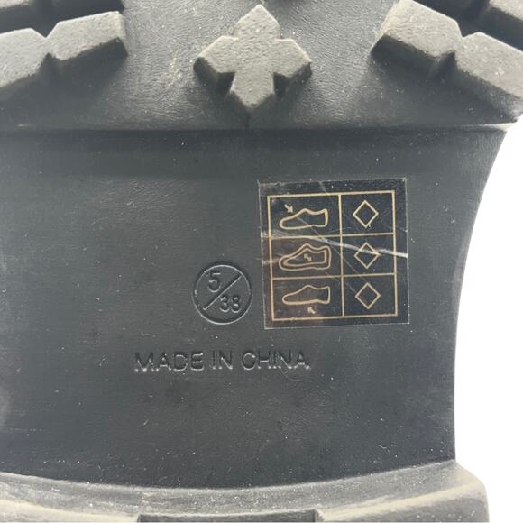 ASOS x RAID Sadie Chunky Loafer Mules Horsebit White Sz 7 - Picture 8 of 8